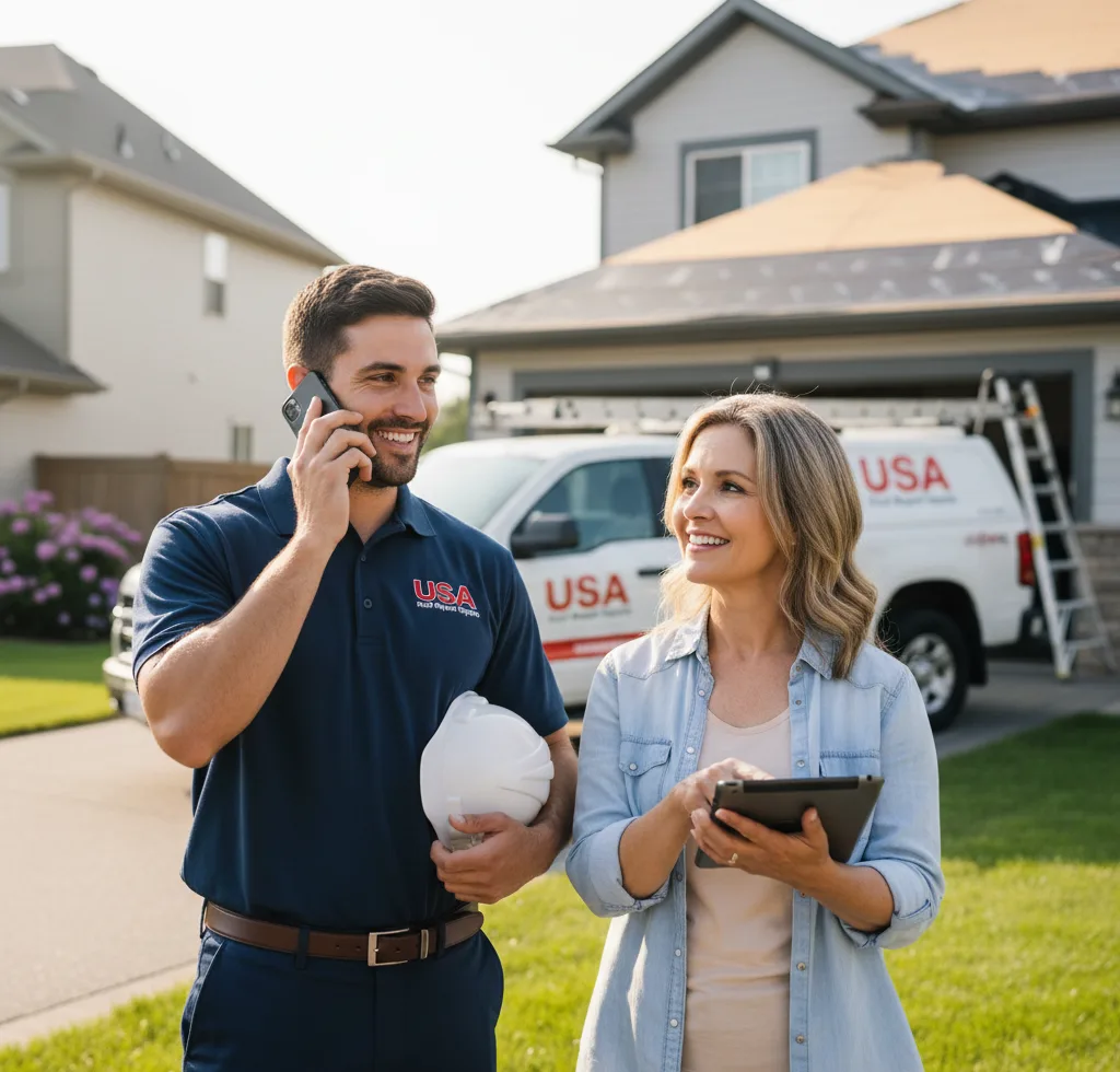 USA Roof Repair Experts customer support in Yountville